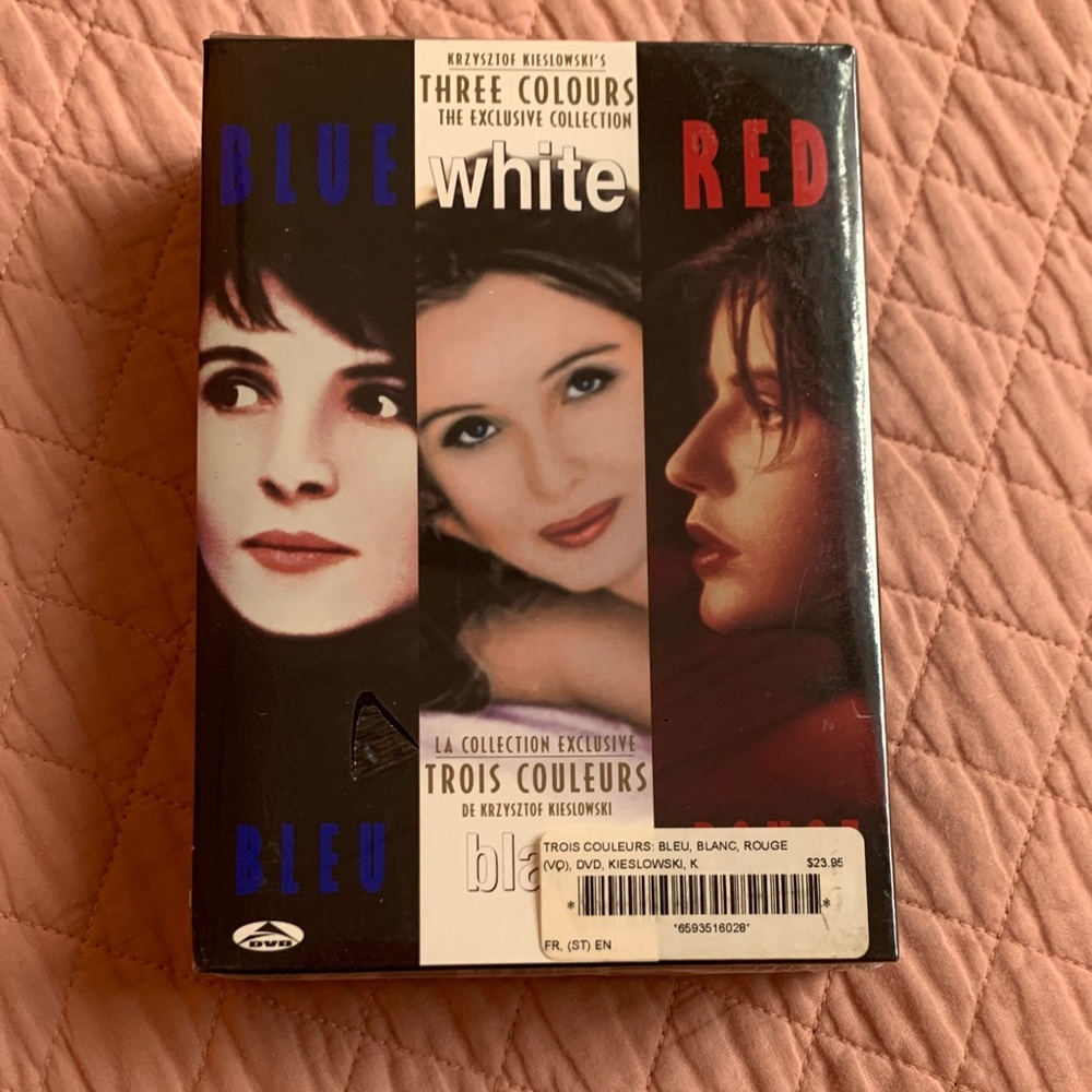 Blue • White • Red |Three Colours Trilogy Kieslowski DVD - French with subtitles
